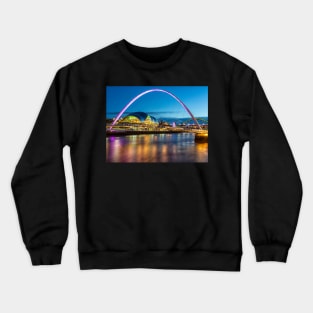 Night at Newcastle Quayside Crewneck Sweatshirt